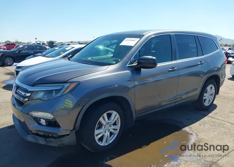 2017 Honda Pilot Lx из США, поврежденный, VIN 5FNYF5H10HB003053